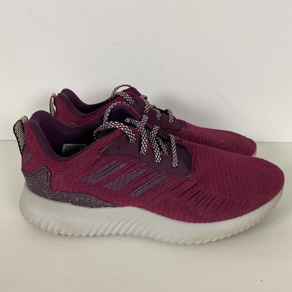 Adidas Alphabounce Running Shoes Sneakers Womens 7 Burgundy ART BW0267 - Picture 2 of 16